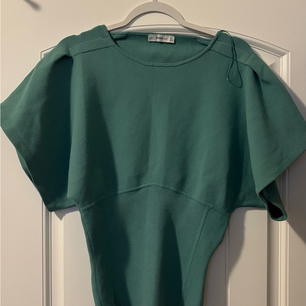 Teal Short Sleeve Top
